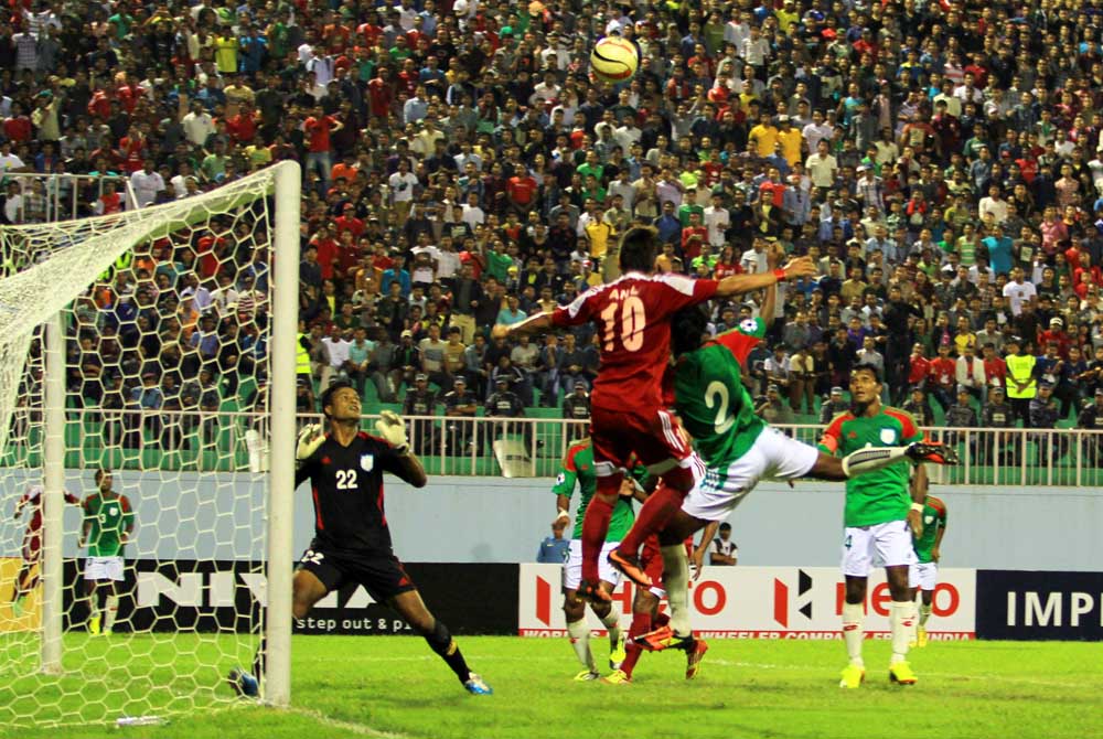 Revenge! #SAFF2013 #Nepal 2 {#AGurung & #BKhawas} – 0 #Bangladesh