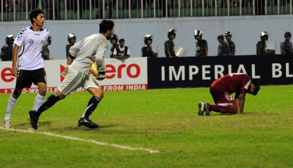 Devastated!… #Nepal 0 – 1 #Afghanistan #SemiFinal #SAFF2013