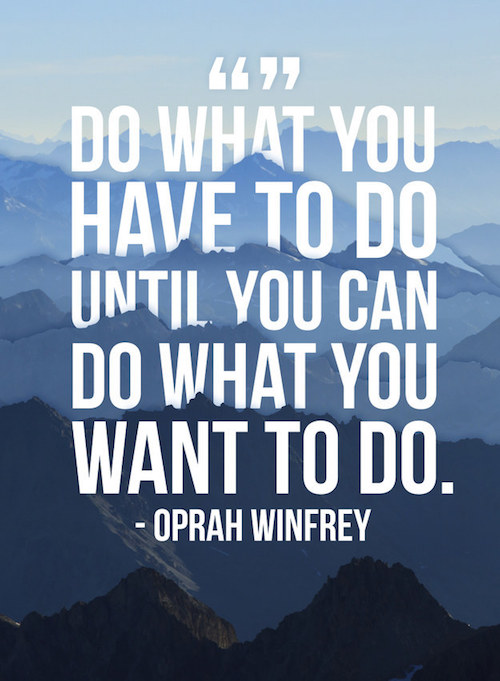 Do it at the RIGHT time…